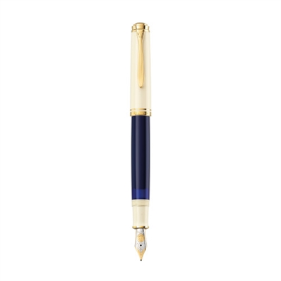 M800 Cream Blue Fountain Pen